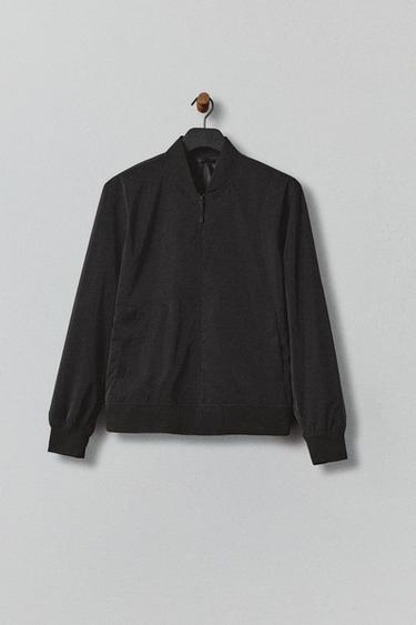 JAQUETA BOMBER LEVE - Preto da Zara
