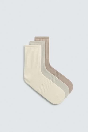 3-PACK OF RIB SOCKS - various by Zara