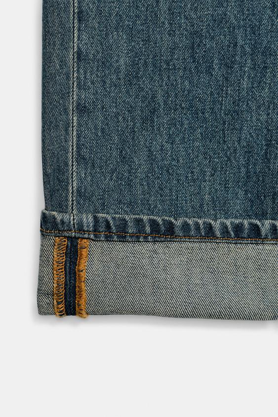ZW COLLECTION MID-WAIST BAGGY FIT JEANS - Blue by Zara - Image 5