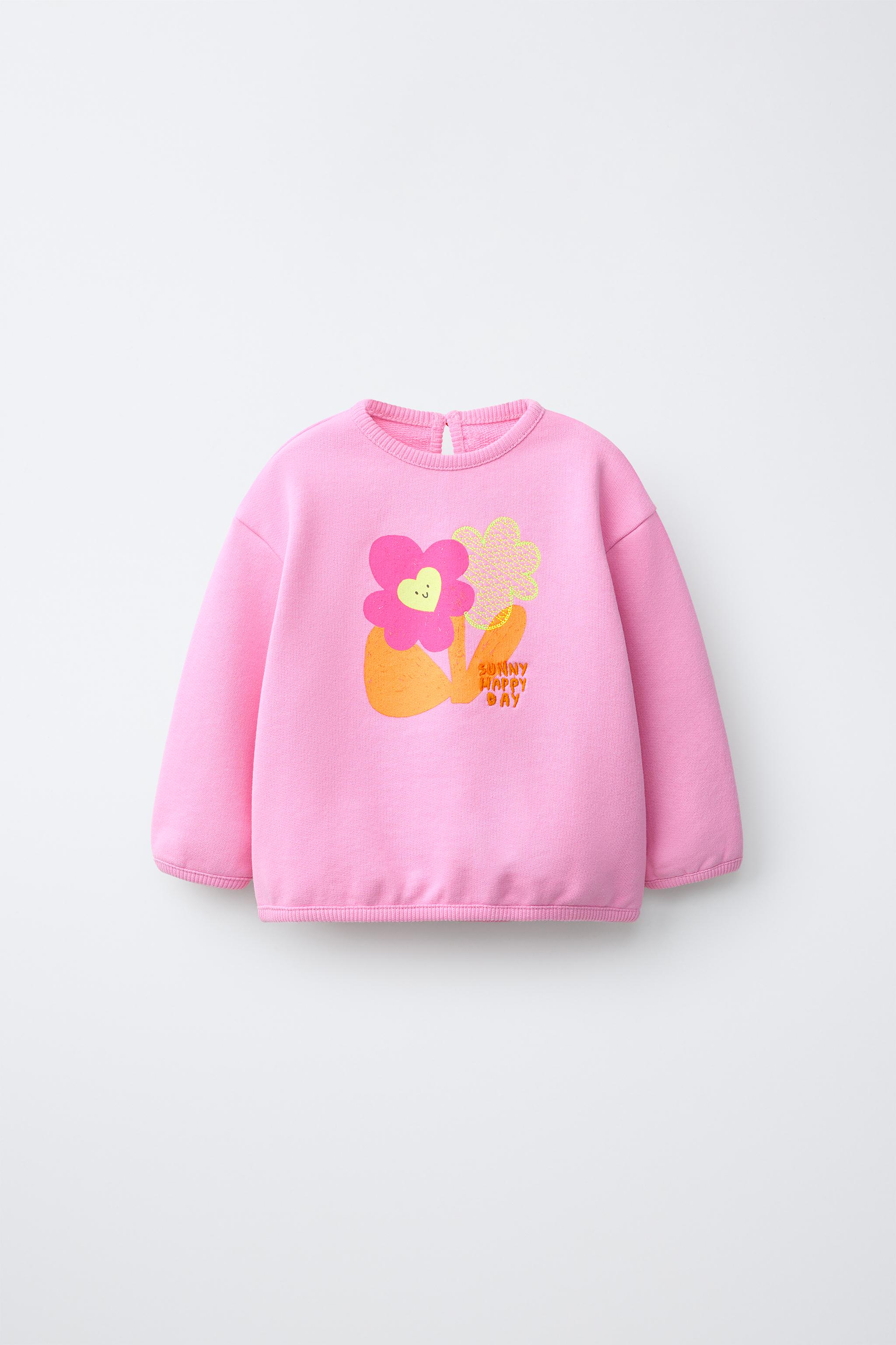 FLORAL PRINT SWEATSHIRT