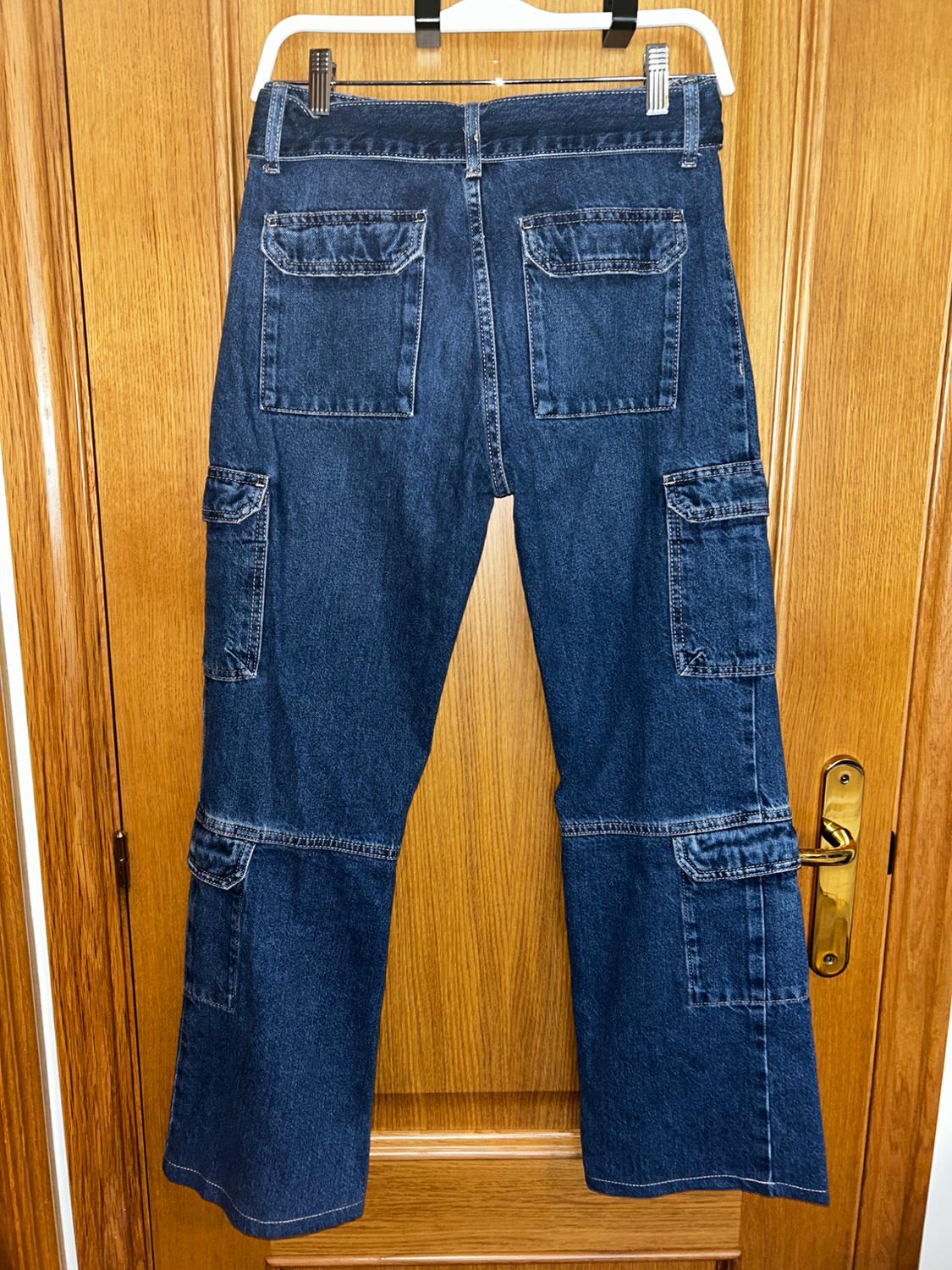 BELTED CARGO JEANS - Image 5