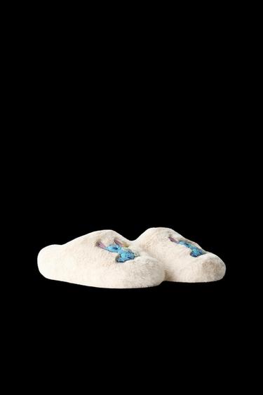 Zara LILO & STITCH © DISNEY SLIPPERS - Off White
