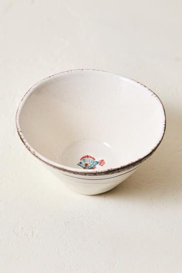 BOL GRÈS POISSON - Bleu / Blanc de Zara - Image 6