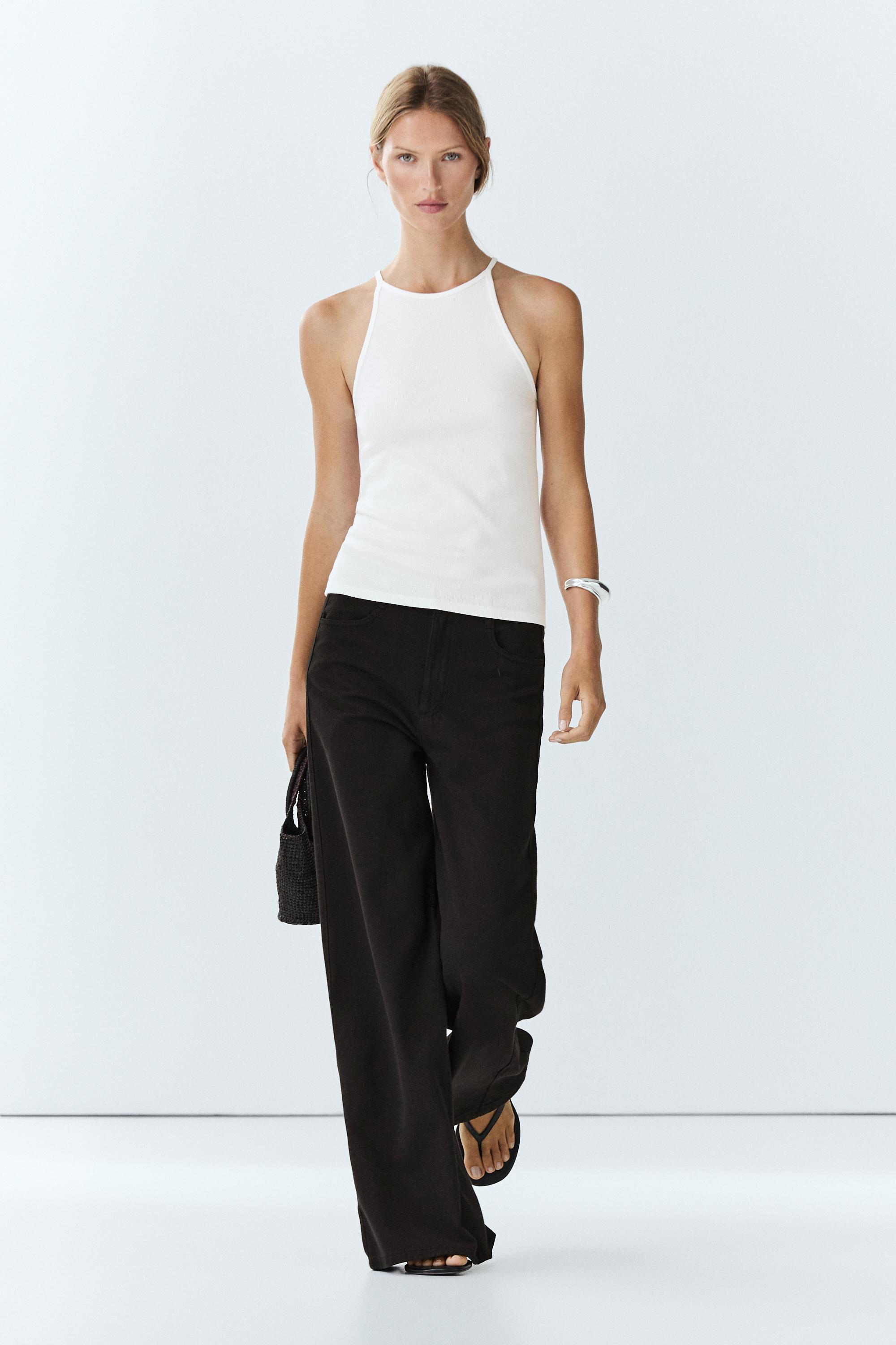 Flowy wide-leg jeans