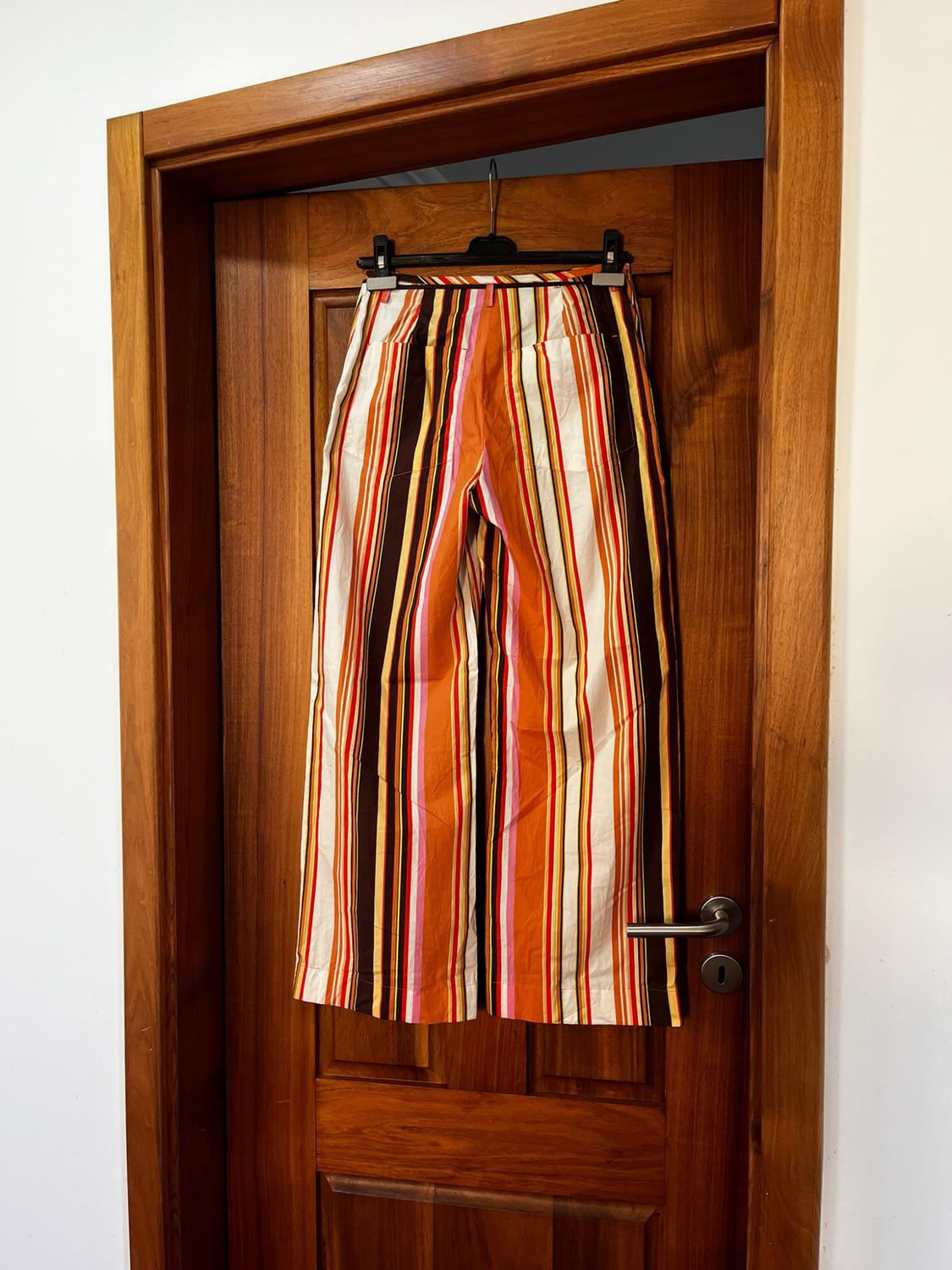 STRIPED FLARE TROUSERS ZW COLLECTION - Image 2