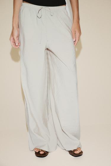 PANTALON FLUIDE PALAZZO - Iceberg de Zara - Image 3