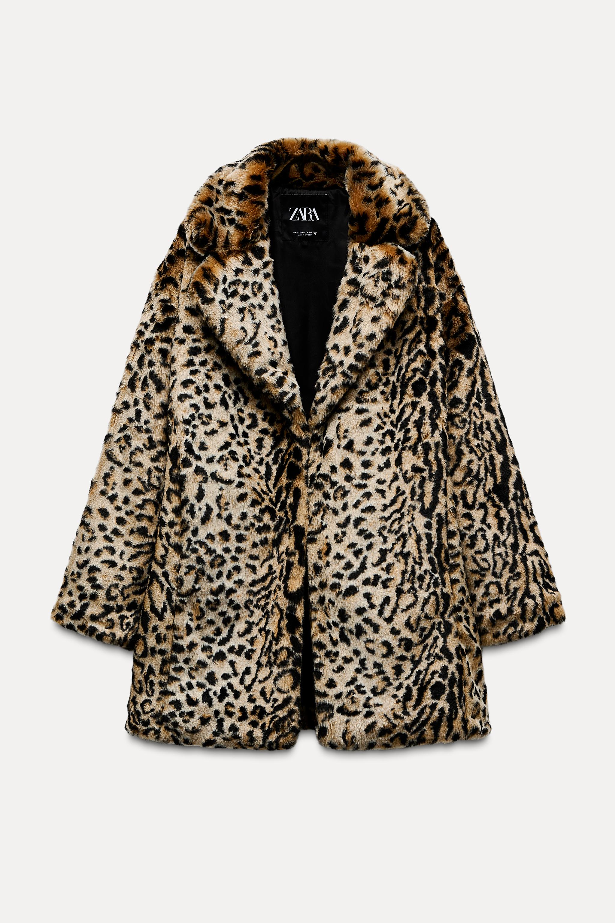 Leopard Print Coat Leoparden Mantel Animal Print Leoparden Mantel