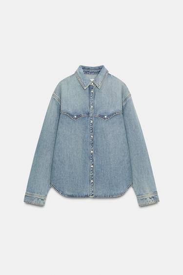 CHEMISE Z1975 DENIM - Bleu moyen de Zara - Image 5