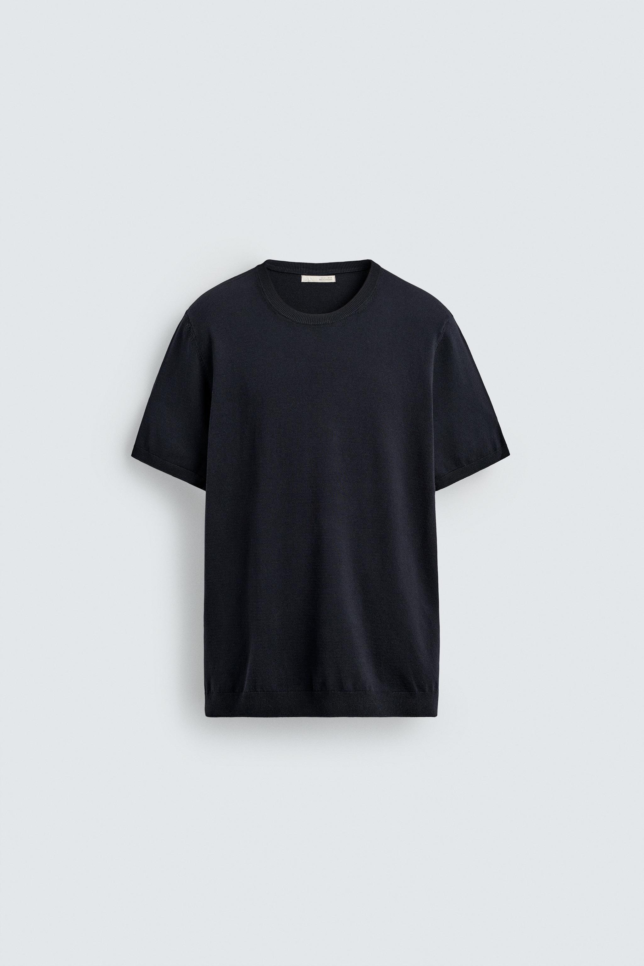 T-SHIRT EN MAILLE COUPE REGULAR
