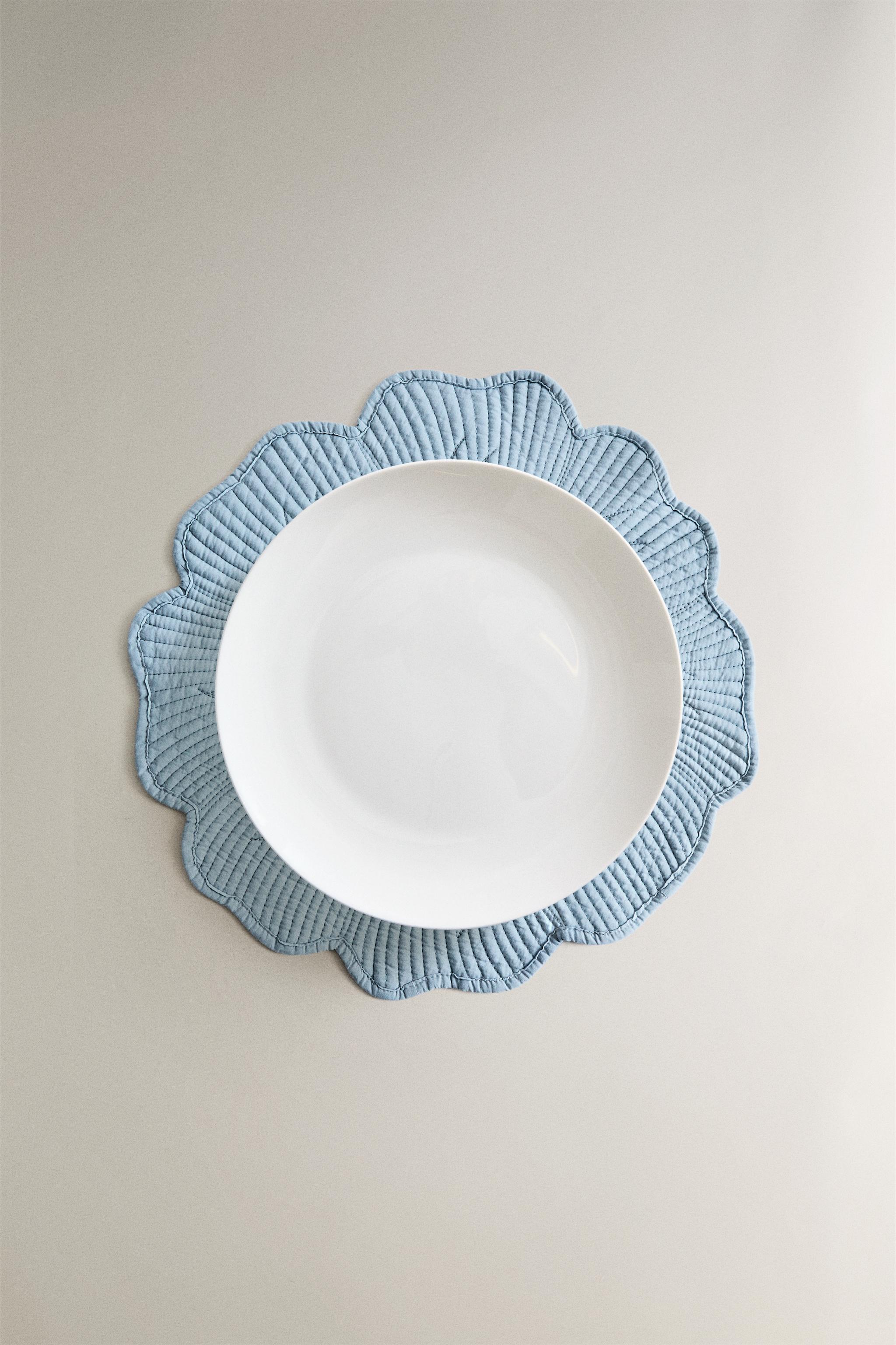 Zara QUILTED FLORAL PLACEMAT — фото 4