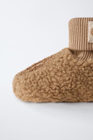 CHAUSSONS D’INTÉRIEUR ANIMAUX - Marron de Zara - Image 5