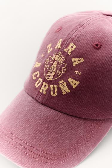 VARSITY 50TH ANNIVERSARY CAP - Light burgundy by Zara - Image 1