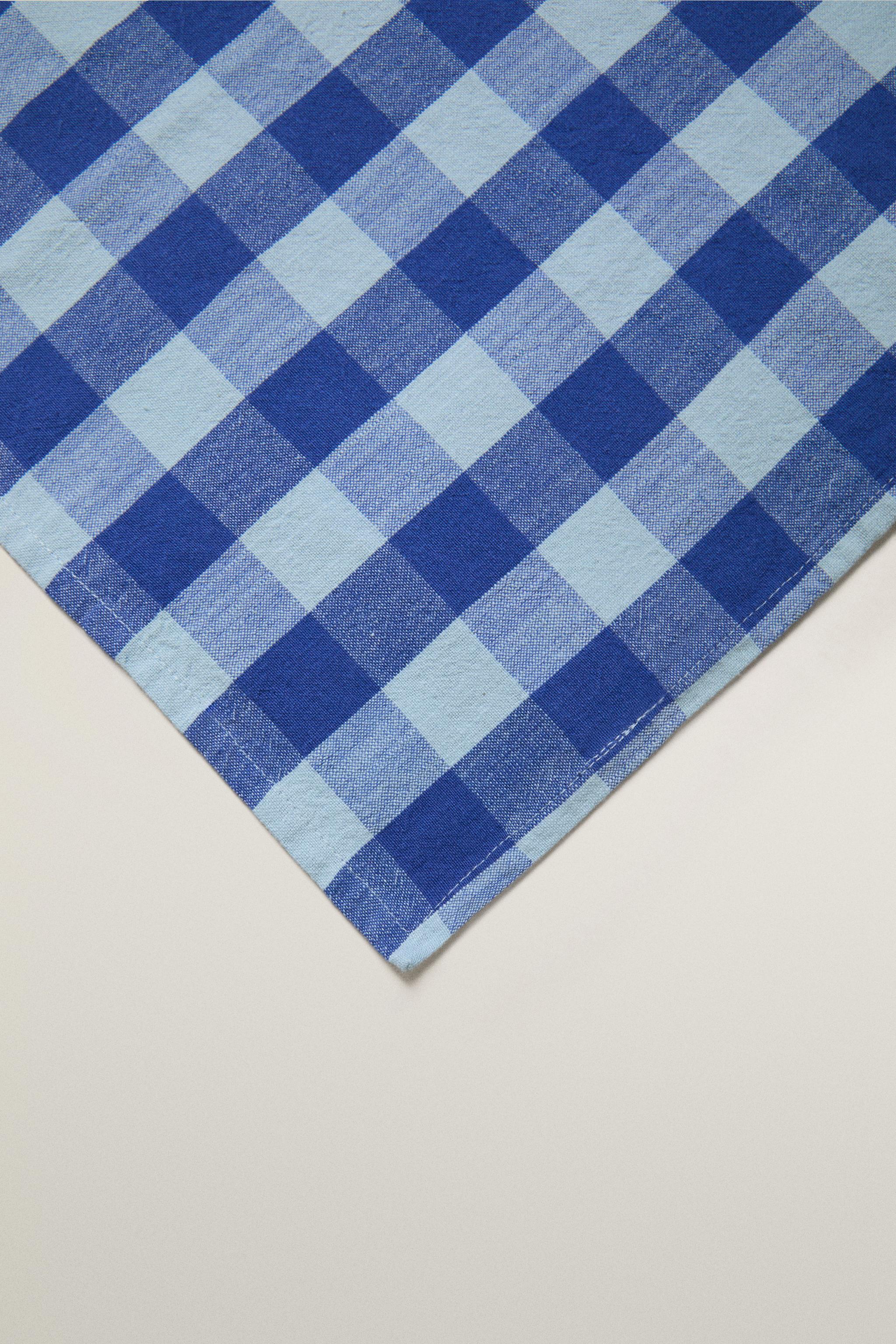 CHECKERED NAPKINS (PACK OF 2)