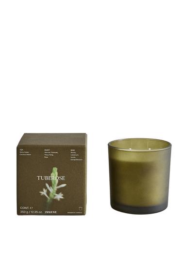 Zara (350 G) TUBEROSE SCENTED CANDLE - Purple