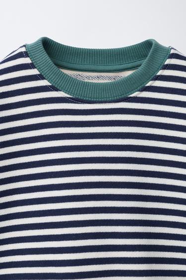 MULTICOLOURED STRIPED SWEATSHIRT - Multicoloured by Zara - Image 2