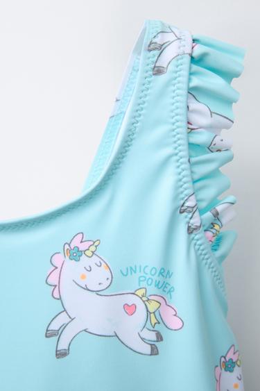 2-6 ANS/ MAILLOT DE BAIN LICORNES - Turquoise de Zara - Image 2