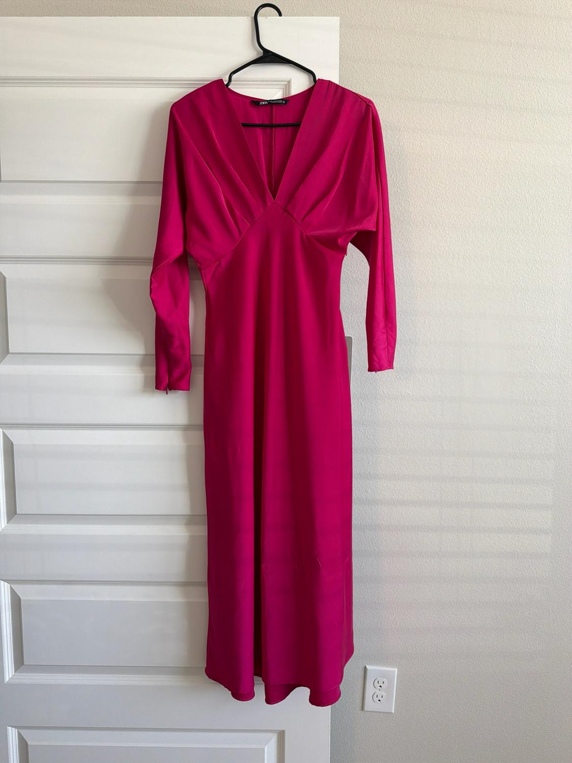 VESTIDO MIDI SATINADO - Image 2