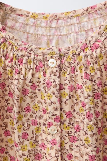 FLORAL PRINT BLOUSE - Multicoloured by Zara - Image 2