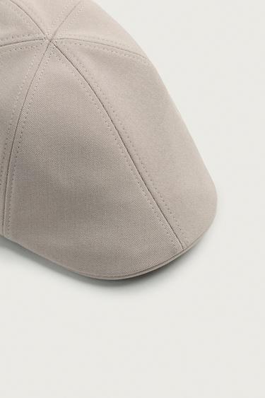 TEXTURED BERET — Ecru 2