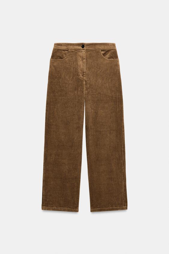 PANTALÓN PANA ZW COLLECTION - Toffe de Zara - Imagen 0
