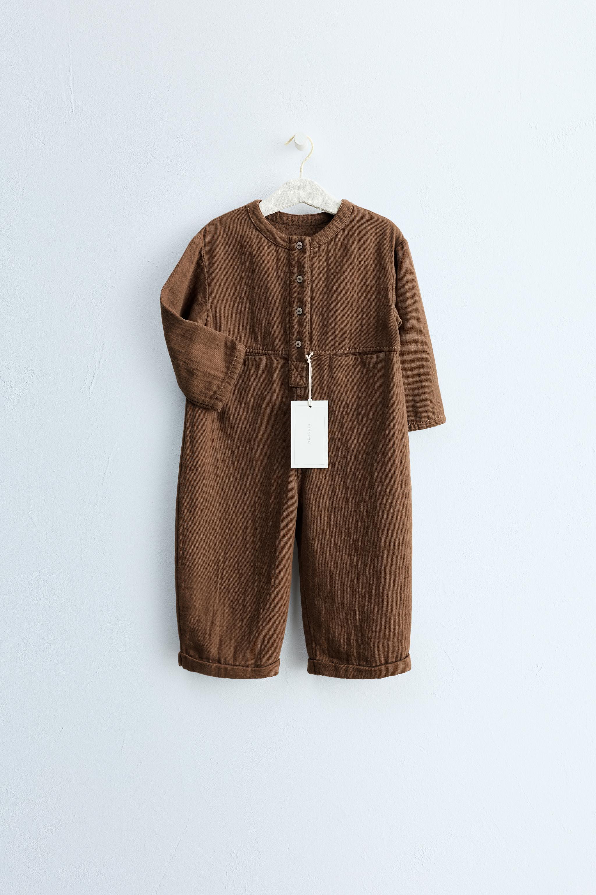 ZARA TIMELESS - BUTTONED LONG JUMPSUIT