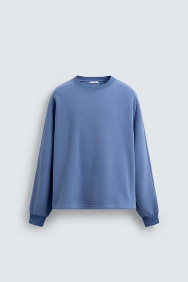 RELAXED FIT SWEATSHIRT - Bluish by Zara