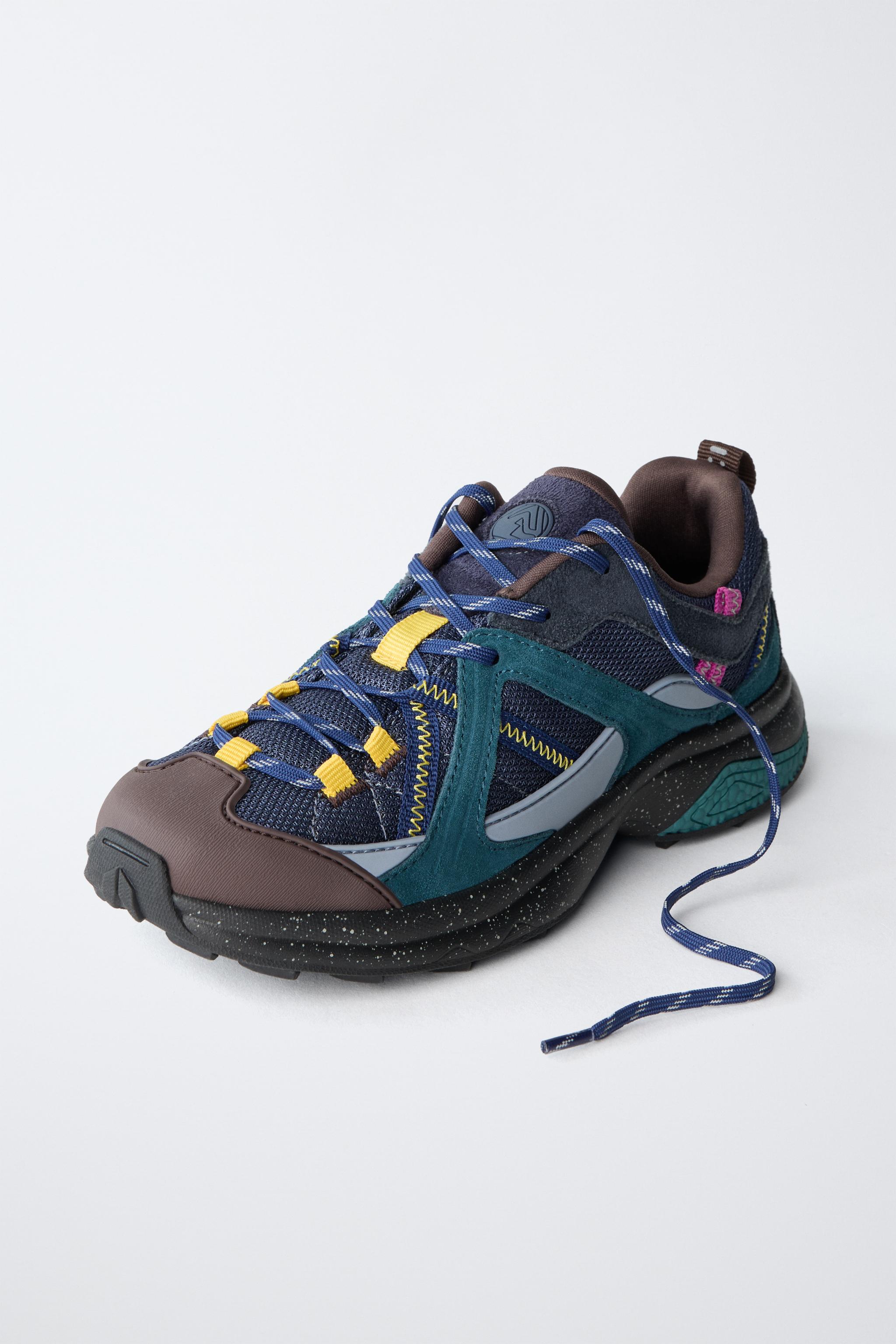 Детские кроссовки Zara MULTI-PANEL SNEAKERS — фото 3