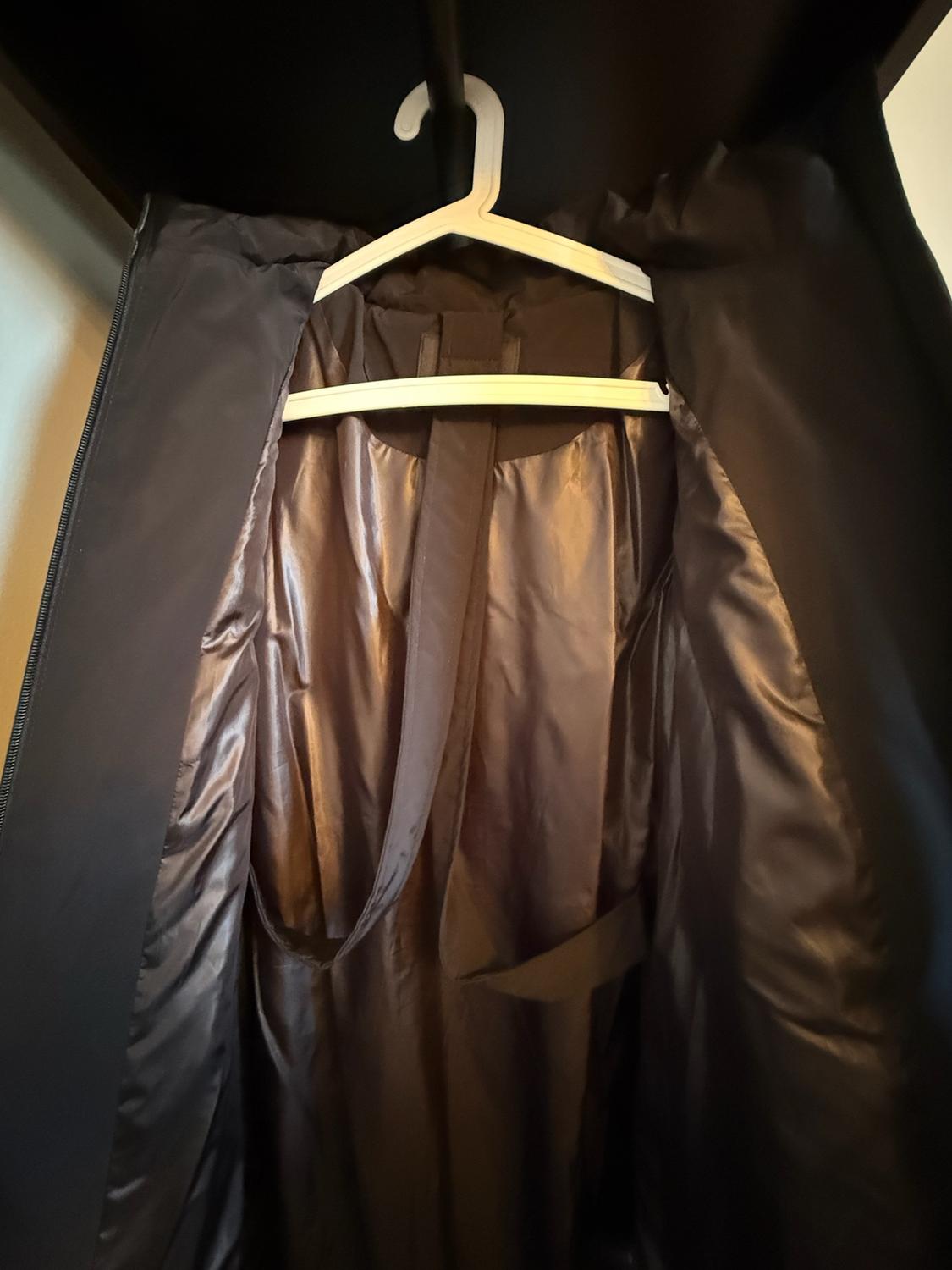 LONG WATER REPELLENT WINDPROOF HOODED DOWN COAT - Image 5