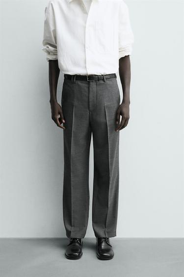 PANTALÓN STRAIGHT FIT CONFORT - Gris vigoré de Zara