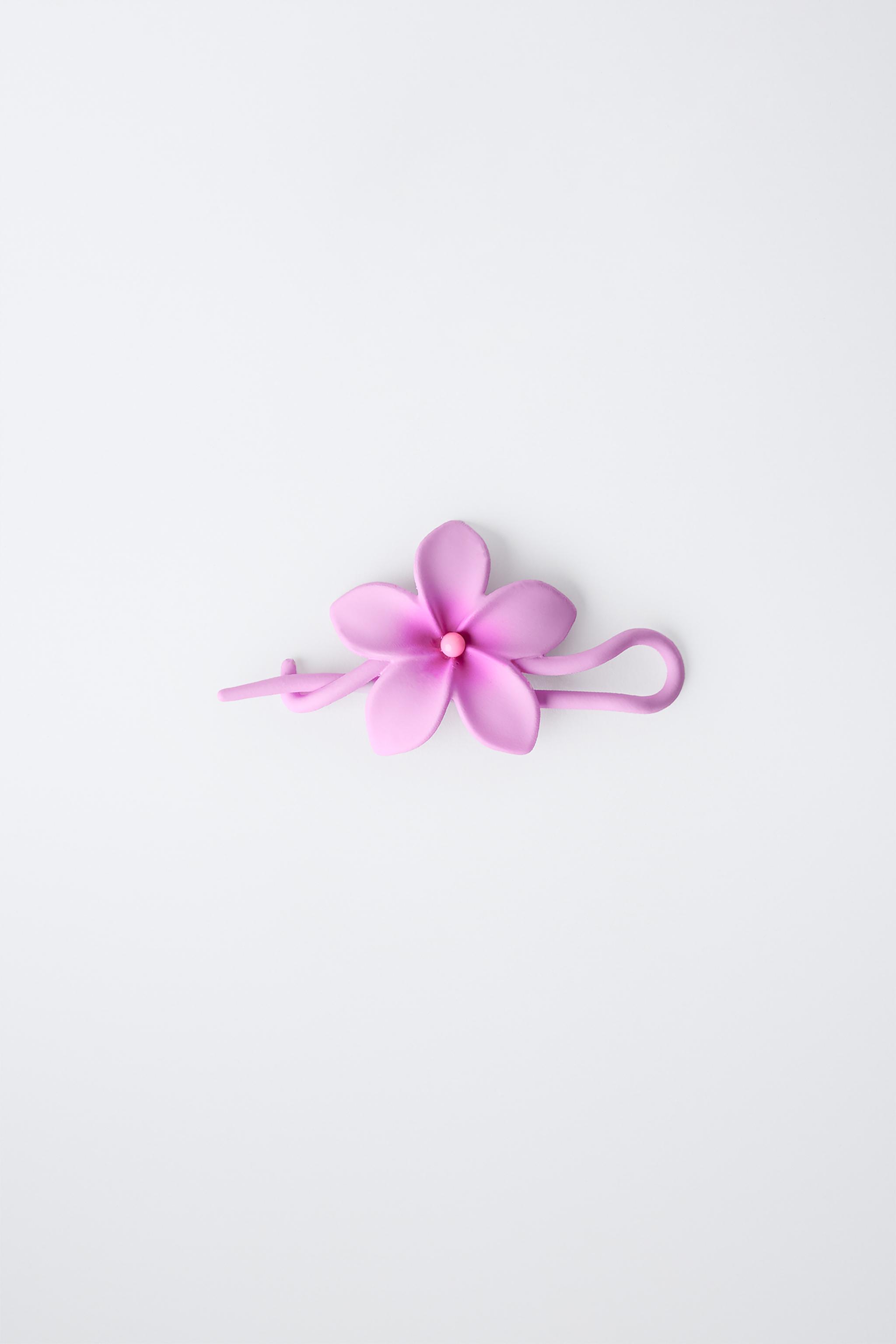 HIBISCUS FLOWER HAIR CLIP - Red | ZARA United States
