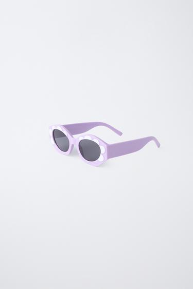 FLOWER SUNGLASSES - Lilac / White by Zara - Image 1
