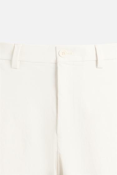 QUICK DRY CHINO TROUSERS - Oyster-white by Zara - Image 8