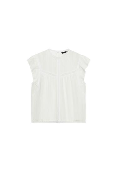 TOP ROMÁNTICO ENTREDOSES - Crudo de Zara