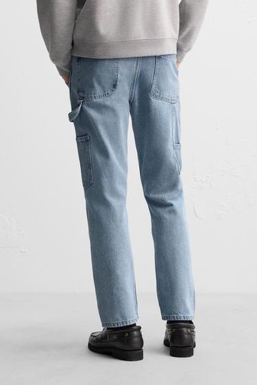 CARPENTER POCKET JEANS - Blue by Zara - Image 5
