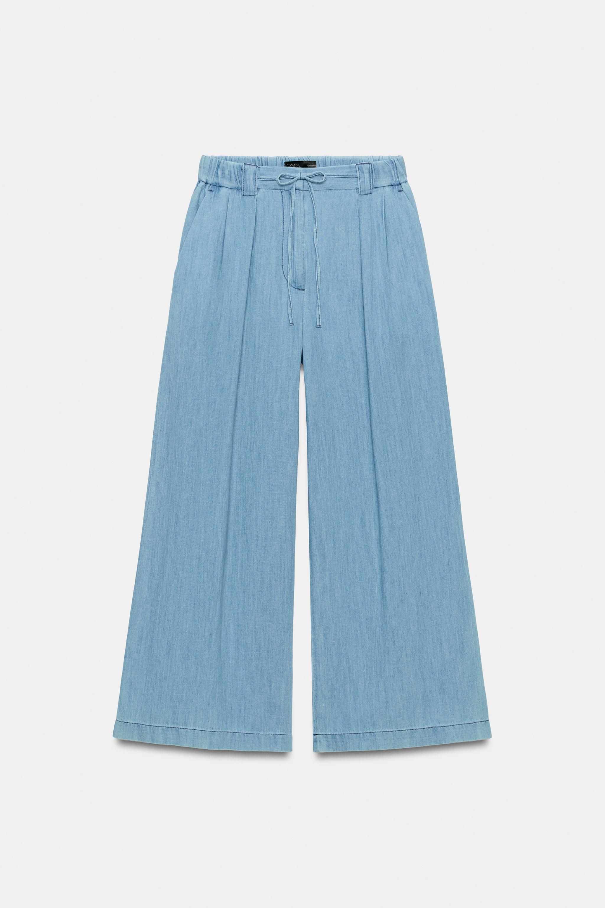 FLOWY CULOTTES - Blue | ZARA Canada
