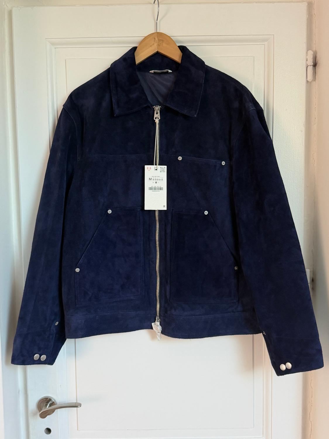 SPLIT SUEDE LEATHER JACKET