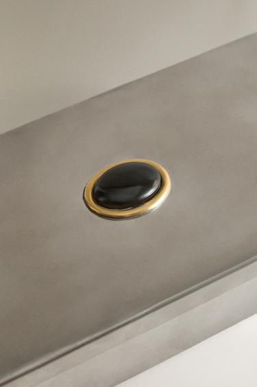 BOÎTE MÉTAL PIERRE - Argent foncé de Zara - Image 3