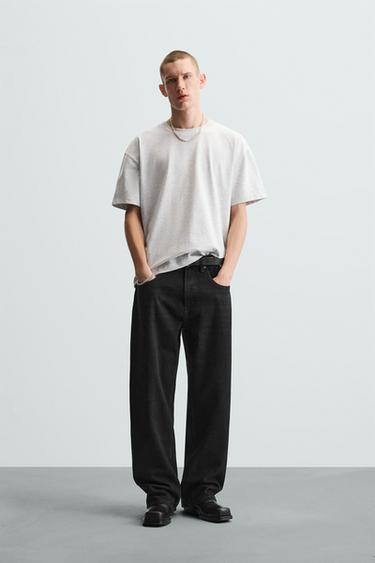 JEANS SLIM FIT CONFORT - Negro de Zara