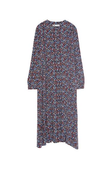FLORAL PRINT MIDI DRESS
