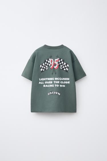 Zara CARS LIGHTNING MCQUEEN © DISNEY PRINTED T-SHIRT - Green
