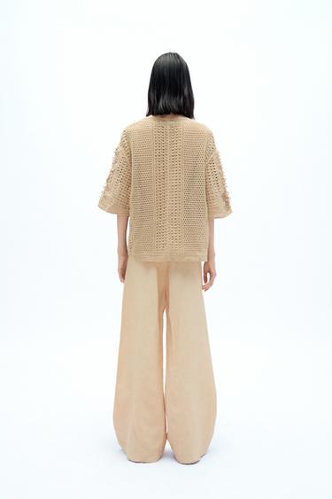 PAREO TROUSERS X FANGLU LIN - Beige by Zara - Image 2
