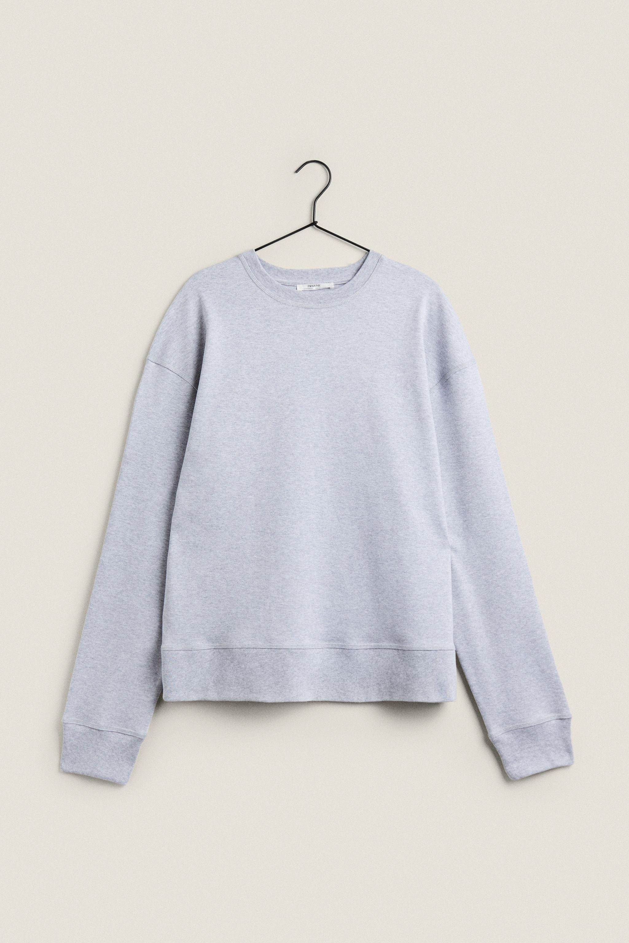 Zara men's clearance basic sweatshirt