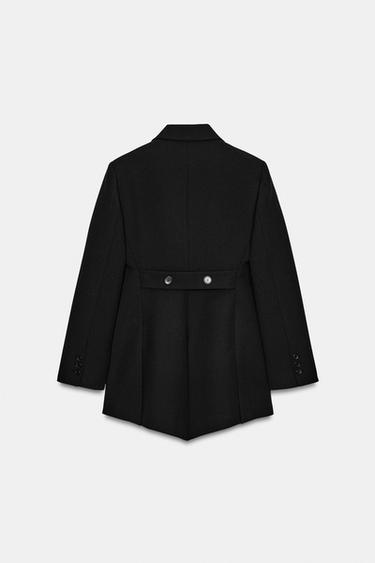 ZW COLLECTION ASYMMETRIC BLAZER - Black by Zara - Image 4