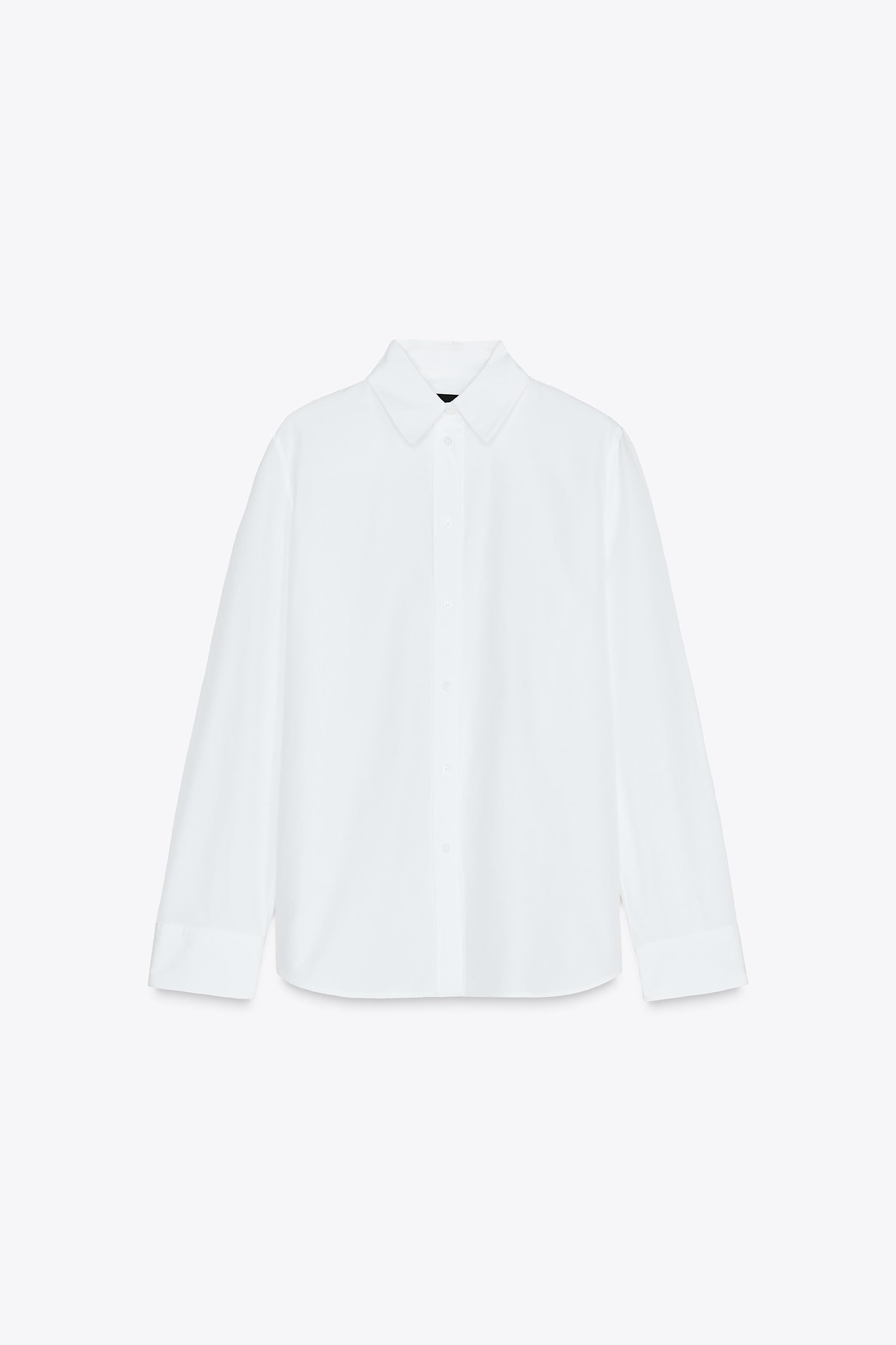 ZW COLLECTION ポプリンシャツ - ホワイト | ZARA Japan / 日本