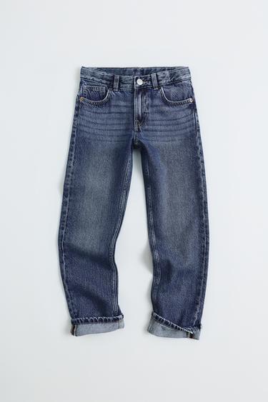 JEANS STRAIGHT - Azul de Zara