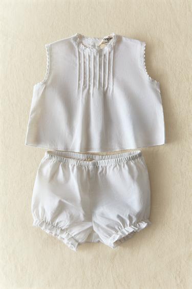 ENSEMBLE ENFANT LIN - Blanc cassé de Zara - Image 5