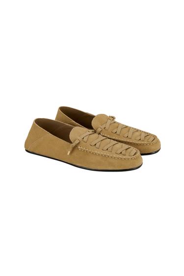 WOVEN LEATHER LOAFERS X STEFANO PILATI