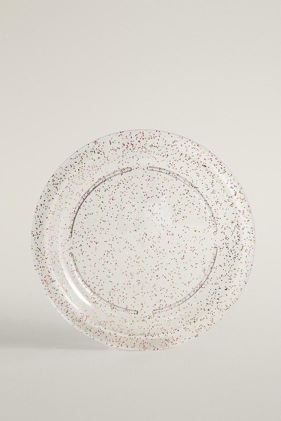 PLATO INFANTIL PURPURINA TRITAN™ - Transparente de Zara - Imagen 0