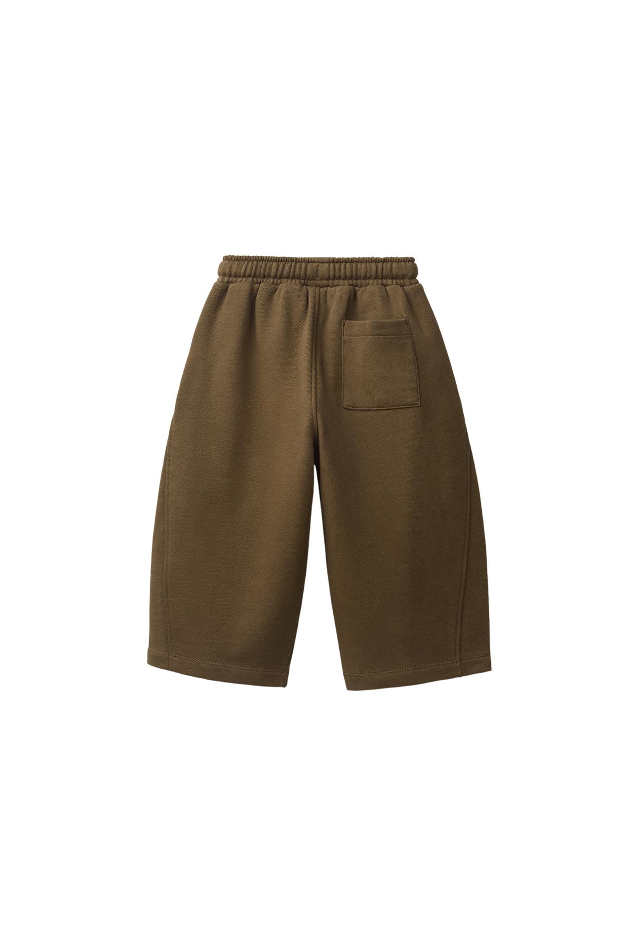 SOLID BALLOON TROUSERS — Ocher