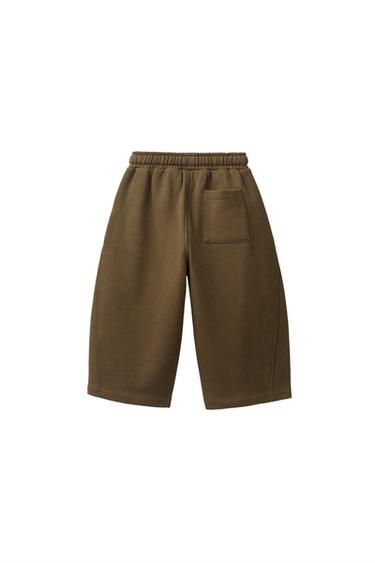 SOLID BALLOON TROUSERS — Ocher 2